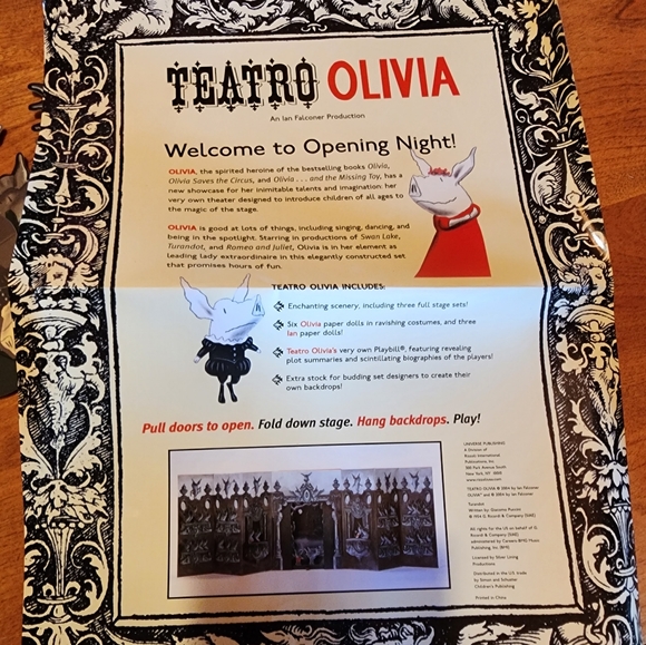 🎉Make Offer Sale🎉 Teatro Olivia Fold Out Theater - Picture 8 of 14